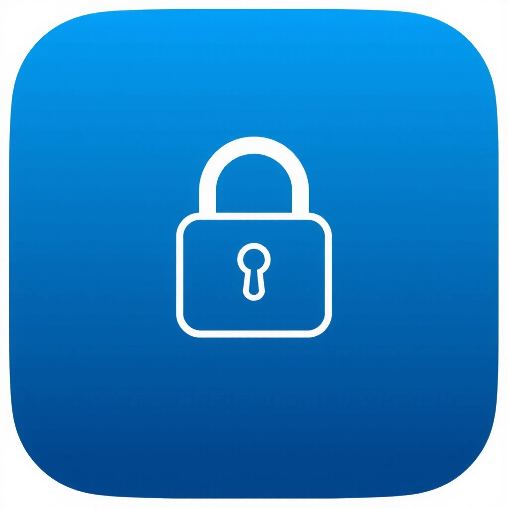 Padlock icon representing security and essential function